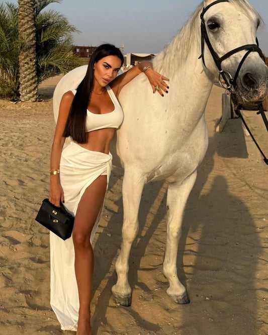 Alessia Crop Top & Maxi Skirt Set