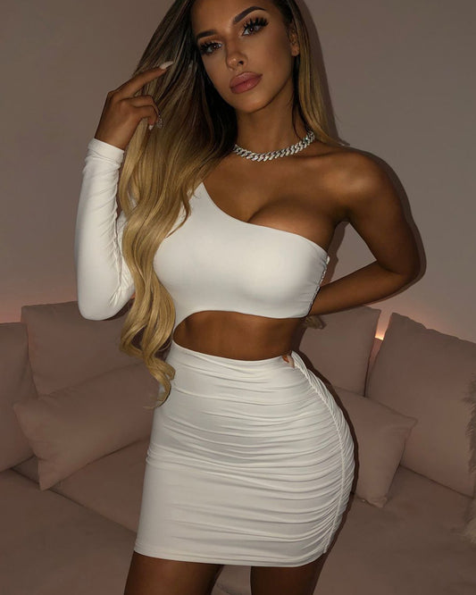 Reva One-Shoulder Mini Dress