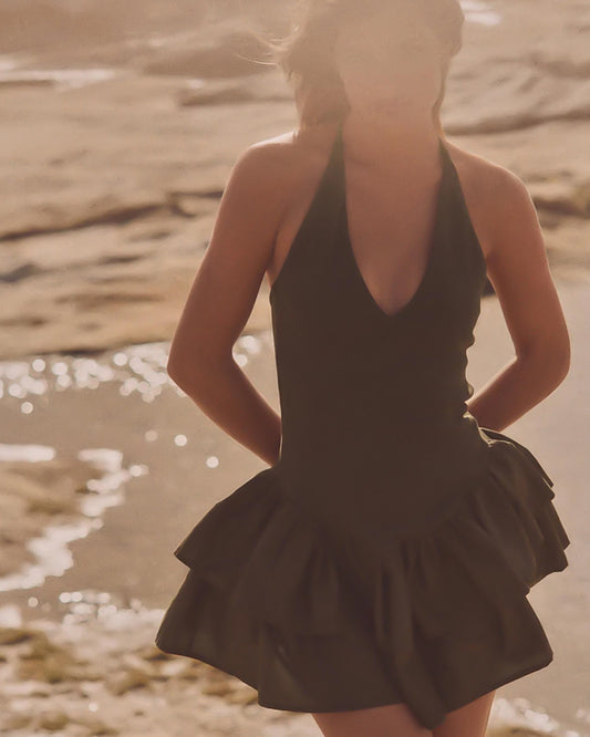Flora Ruffle Mini Dress