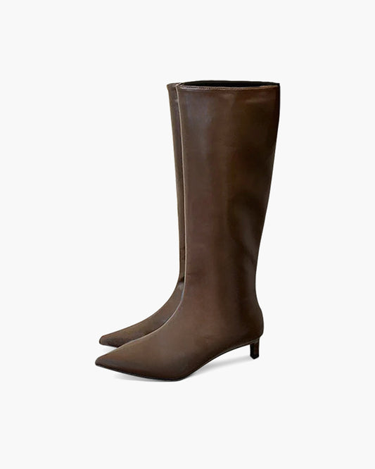 Aria Pointed Toe Knee-High Boots