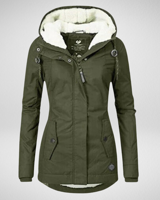 Women’s Winter Hooded Jacket – Warm & Stylish