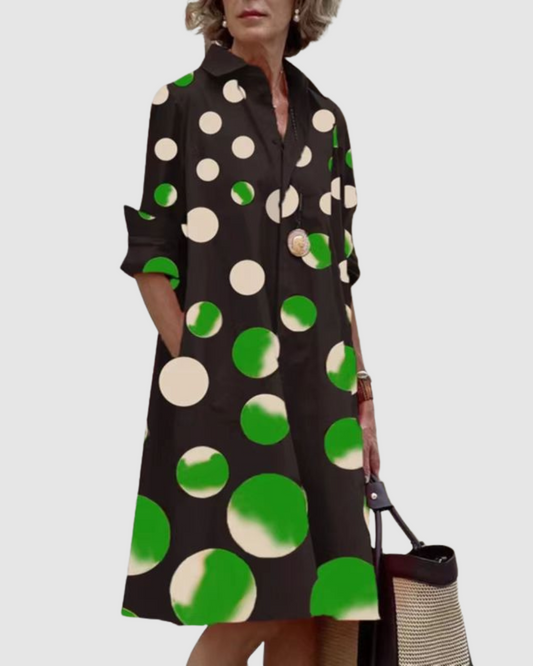 Women’s Shirt Dress – Relaxed Fit – Smart Casual Wear