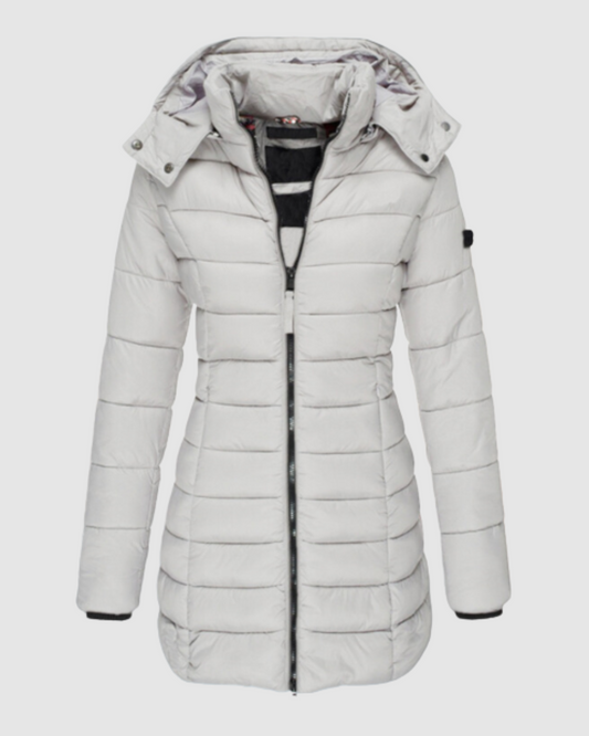 Women’s Puffer Coat – Long Fit – Warm Winter Outerwear