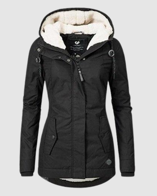 Women’s Parka – Adjustable Hood – Warm Winter Outerwear