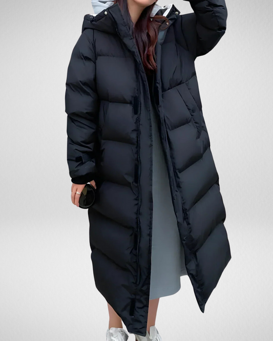 Women’s Long Winter Parka – Warm & Elegant